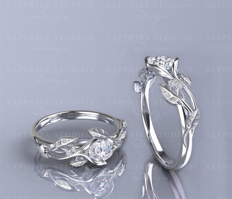 vine engagement rings vine engagement rings