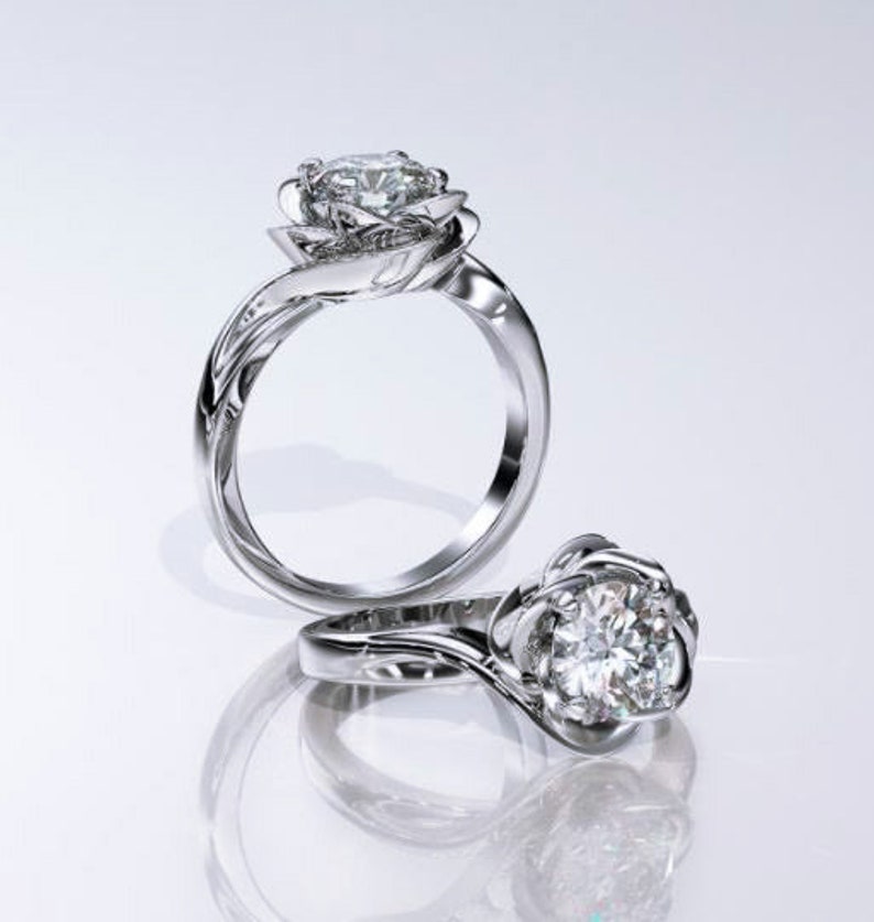 flower engagement ring flower engagement ring