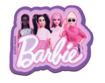 Barbie © Team Catwalk - Iron On Patches Adhesive Emblem, Size - 6 x 7,1 cm