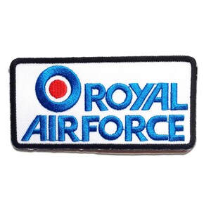 Iron on patches - ROYAL AIRFORCE Army - blue - 9.3x4.7cm - Application badges