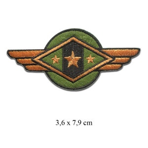 Militaire Set 9 Pièces Ecusson thermocollant patches appliques image 9