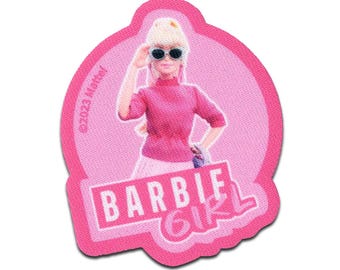 Barbie © Girl stylish - Iron On Patches Adhesive Emblem, Size - 7 x 5,8 cm