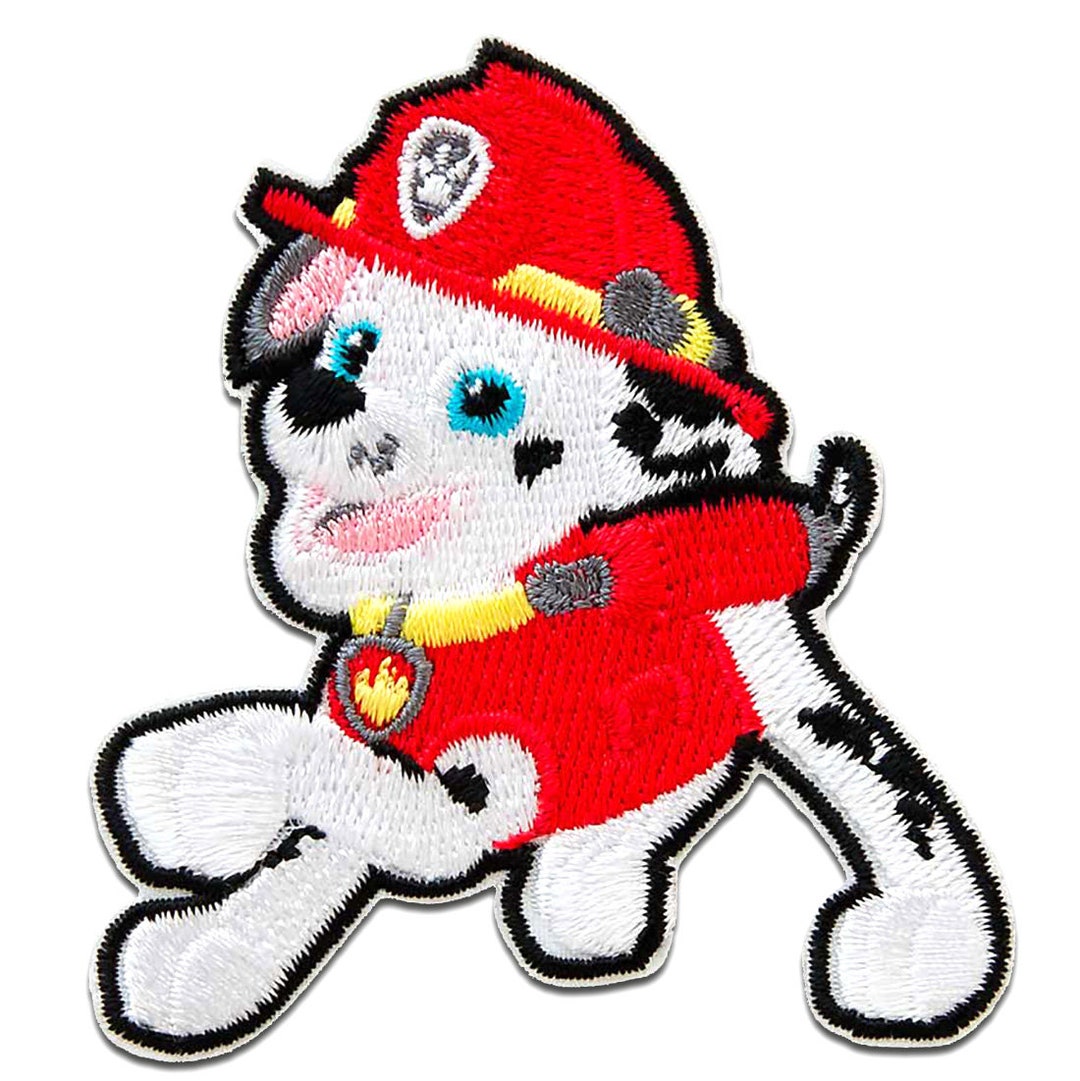 Écusson Brodé Paw Patrol - Chase Marshall Skye - 6,1x7,5cm - Thermocollant Ou à Coudre - Enfants
