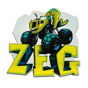 Blaze Zeg - Iron On Patches Emblem, Size - 2.68 x 2.76 inches