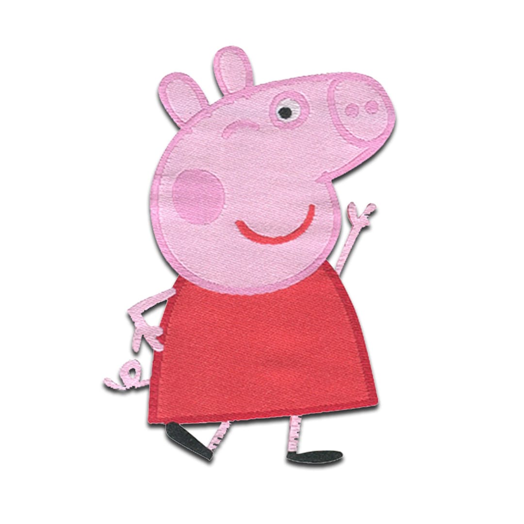 Peppa Pig © Stands - Iron on Patches, Size - 6 X 4,3 Cm - Etsy Peppa Pig © Stands - Iron on Patches, Size - 6 X 4,3 Cm - Etsy