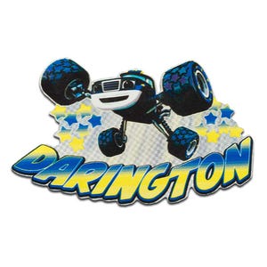 Blaze Darington - Iron On Patches Emblem, Size - 1.97 x 3.15 inches