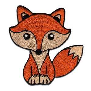 Iron on patches - Fox animal - Application