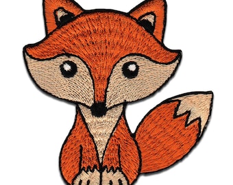 Iron on patches - Fox animal - Application