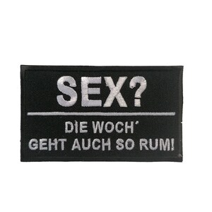 Patches - Biker Quote saying S*x? - Application