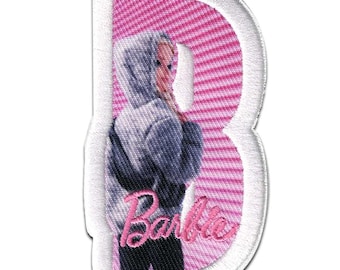 Barbie © with hoodie and glasses - Iron On Patches Adhesive, Size - 7,8 x 4,5 cm