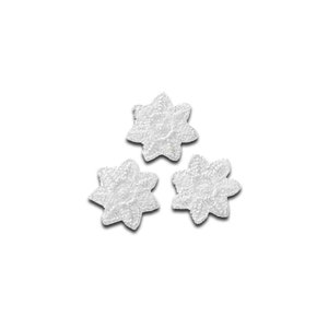 3 star rating - Iron on patches adhesive emblem, size - 1,5 x 1,5 cm