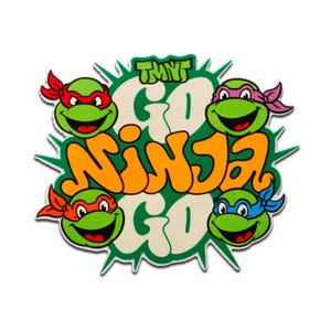Teenage Mutant Ninja Turtles Go Ninja - Patches, Size - 2.20 x 2.76 inches