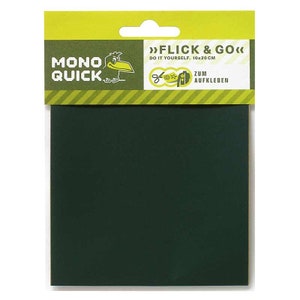 Adhesive patches dark green - Iron on patches, size - 4 x 8 inches