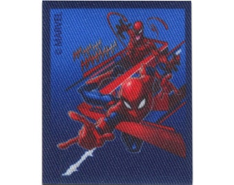 Marvel © Spiderman Comic Carnage - Iron on patches, size - 2,06 x 2,49 inch
