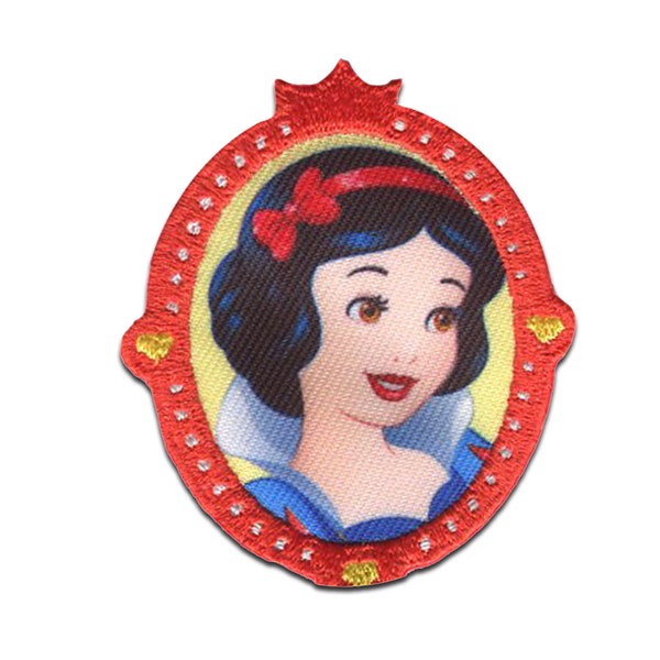 Disney © Blanche Neige Sept Nains Princesse - Ecusson, Taille - 6,1 x 5,1 cm