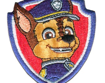 Toppe termoadesive - PAW PATROL SQUADRA DEI CUCCIOL RUBBLE - giallo - 11 x 8 cm - Patch Toppa ricamate Catch the Patch - il tuo negozio per i cerotti e i