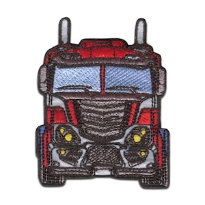 Hasbro © Transformers Optimus Prime car - Iron on patches, size - 5,5 x 6,9 cm