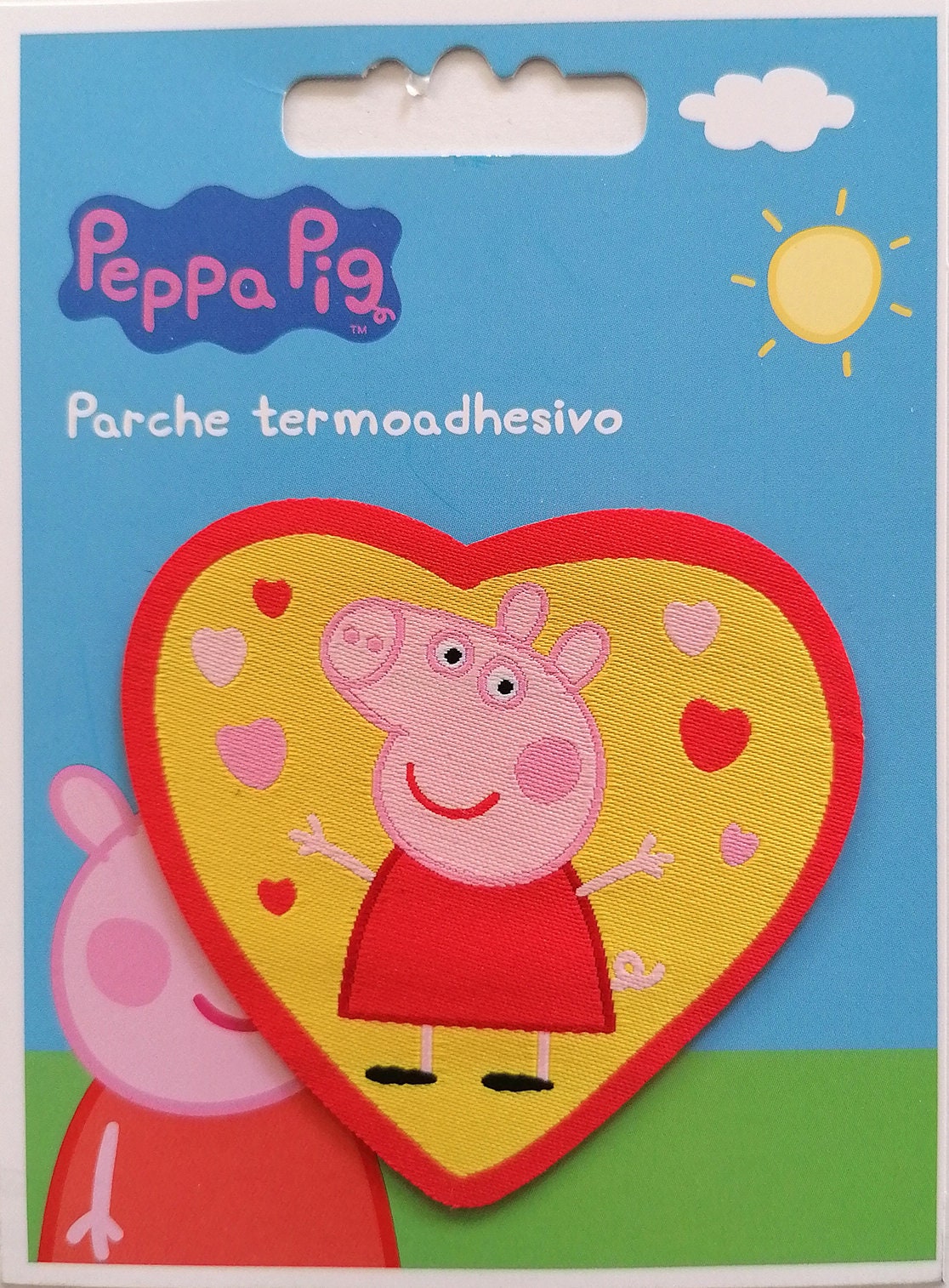Peppa Pig parche Pegatinas bordadas termoadhesivas 3514