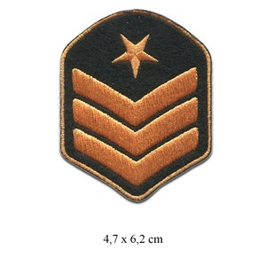 Militaire Set 9 Pièces Ecusson thermocollant patches appliques image 6