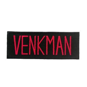 Iron on patches - Ghostbuster Comic Venkman red 12 x 4,5 cm Application badges