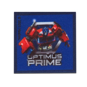 Hasbro © Transformers Optimus Prime - Iron on patches, size - 5,5 x 5,5 cm
