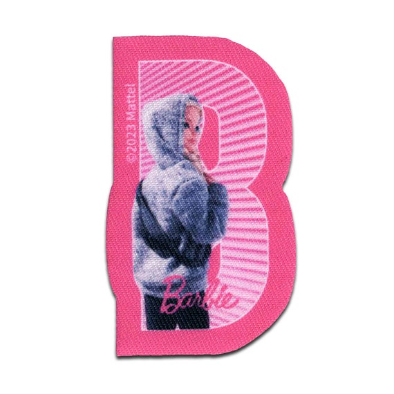 Barbie © with stylish hoodie Iron On Patches Adhesive Emblem, Size x  cm