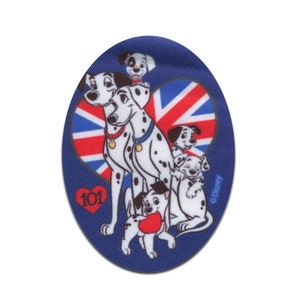 Disney © 101 Dalmatians group UK - Iron on patches, size - 4,33 x 3,15 inches
