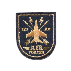 Iron on patches - Air Forces Troopers - Application Embroided patch