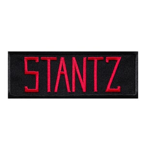 Iron on patches - Ghostbuster Comic Stantz red 12 x 4,5 cm Application badges