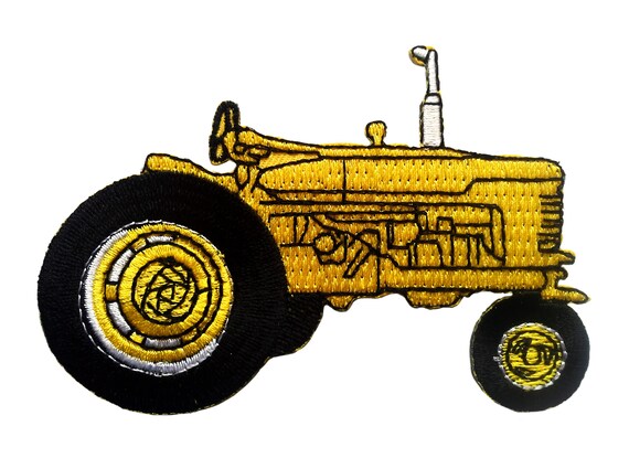 Écusson Thermocollant Tracteur Pour Enfants - 80x80mm, Broderie Qualité, Lavable 60°C, Pour Vêtements Ou Sacs - 6