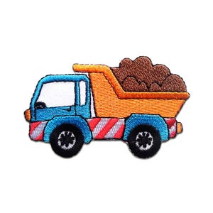 Ecusson - camion Truck enfants - coloré - 4,6x7,4cm - patches brode appliques