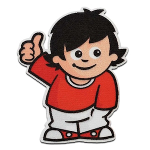 Mainzelmännchen © Fritzchen - Iron On Patches Adhesive  Appliques, Size - 7,2 x 5,9 cm