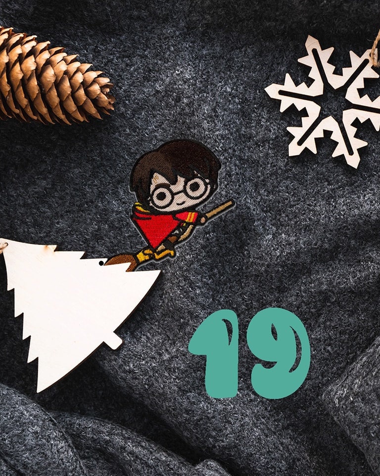 Harry Potter Logo Aufbügler – 6,1x3,3 Cm, Patch Für Kleidung & Rucksäcke