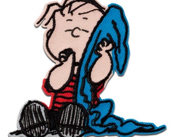 Peanuts © Linus - Iron On Patches Adhesive  Appliques, Size - 7,3 x 7,8 cm