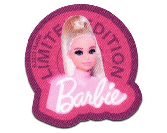 Barbie © Portrait Limited Edition - Iron On Patches Adhesive, Size - 6,5 x 6 cm
