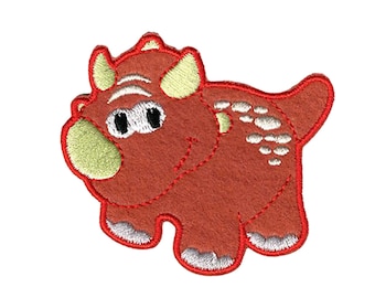 26 PCS Kit di Toppe Applique, Dinosauro Termoadesive, Vita Camion, Fai da Te Patch per Vestiti, Giubbotti, Jeans, Zaini