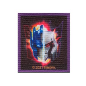 Hasbro © Transformers Optimus Prime & Megatron - Aufnäher, Größe - 5,5 x 5,5 cm