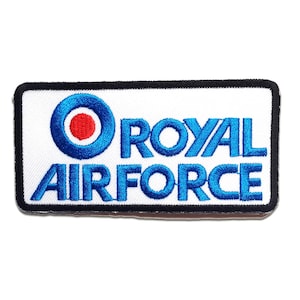 Iron on patches - ROYAL AIRFORCE Army - blue - 9.3x4.7cm - Application badges