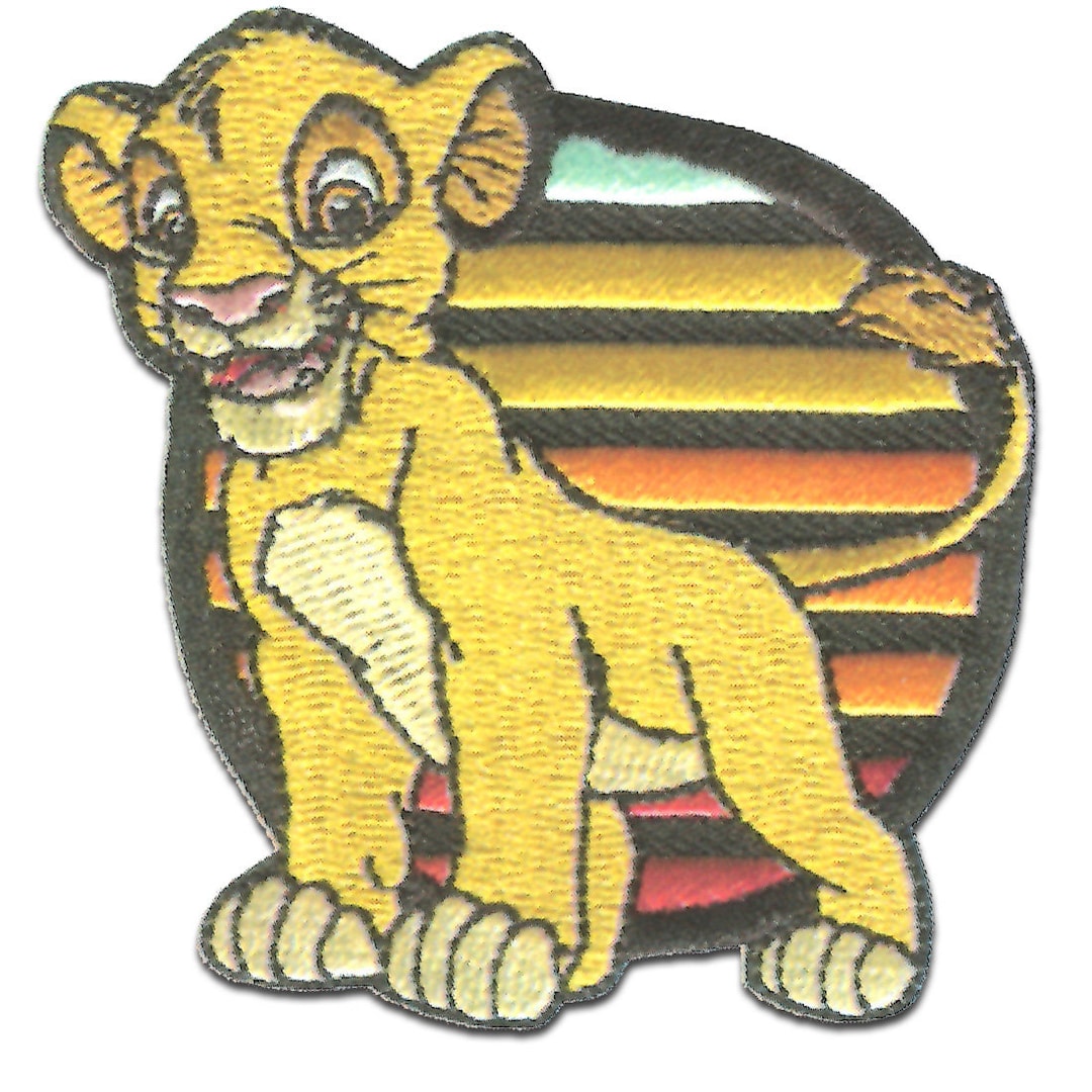 Disney © the Lion King Simba Application / Patches - Etsy Hong Kong