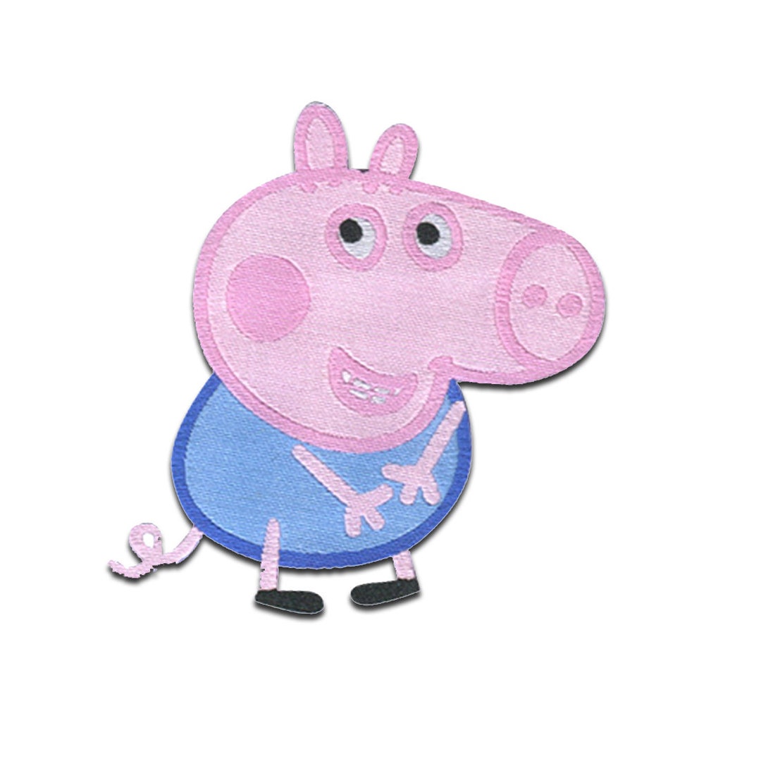 Peppa Pig © George Pig Iron on patches size 51 x 51 cm Etsy 日本