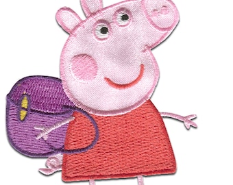 Lapjes Appliqués - Dumbo Elephant Animal - overdrukplaatjes opzetstukken Applicaties opnaaien opstrijken Lap Patches, Maat: 5,7 x 6,9 cm
