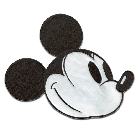 Iron on Patches - Mickey Mouse 90 Years XL 01 Head Nineties