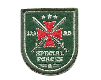 Iron on patches - Special Forces Troopers - Application Embroided patch