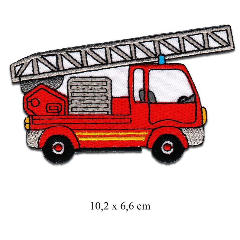 Pompiers Set 5 Pièces Ecusson thermocollant patches appliques image 5