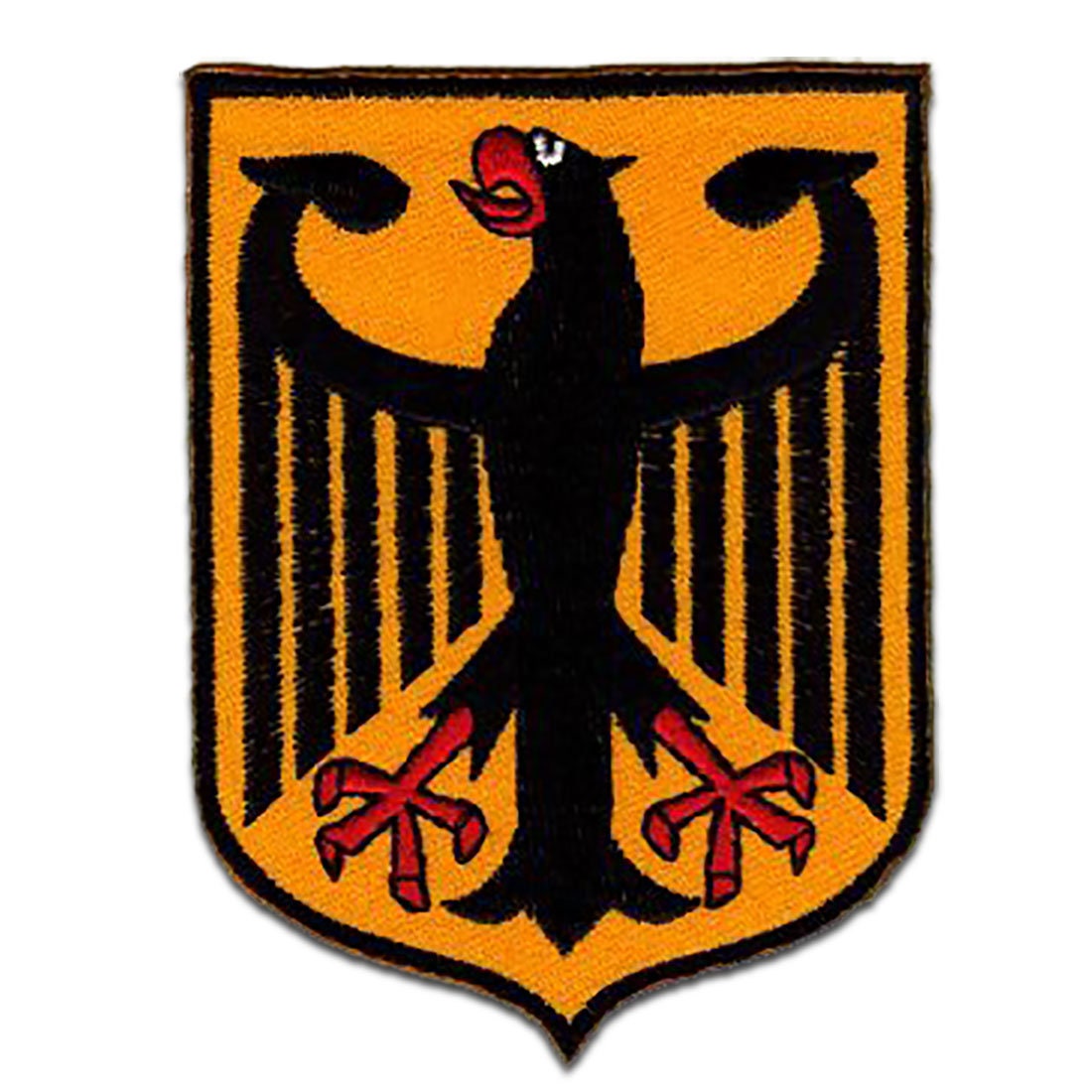 Deutschland Aufkleber - Deutsche Flagge 7 x 10 cm, 5 Sticker