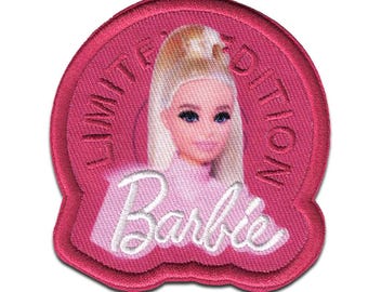 Barbie © Limited Edition - Iron On Patches Adhesive Emblem, Size - 6,5 x 6,4 cm