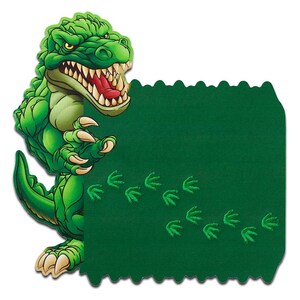 T-Rex Large - Iron On Patches Emblem, Size - 6.89 x 6.85 inches