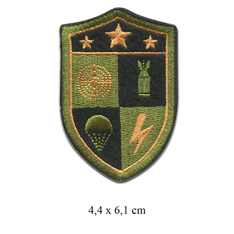 Militaire Set 9 Pièces Ecusson thermocollant patches appliques image 5