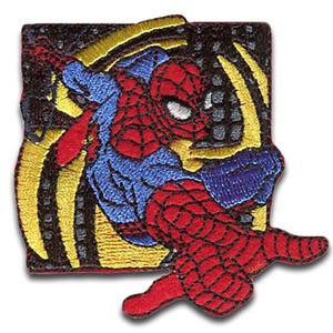 Marvel © Spiderman Comic Netz - Aufnäher / Bügelbild / Aufbügler / Patches / Aufbügeln