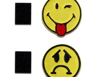 EMOJI ANGRY Iron On Embroidered Patch Emojis